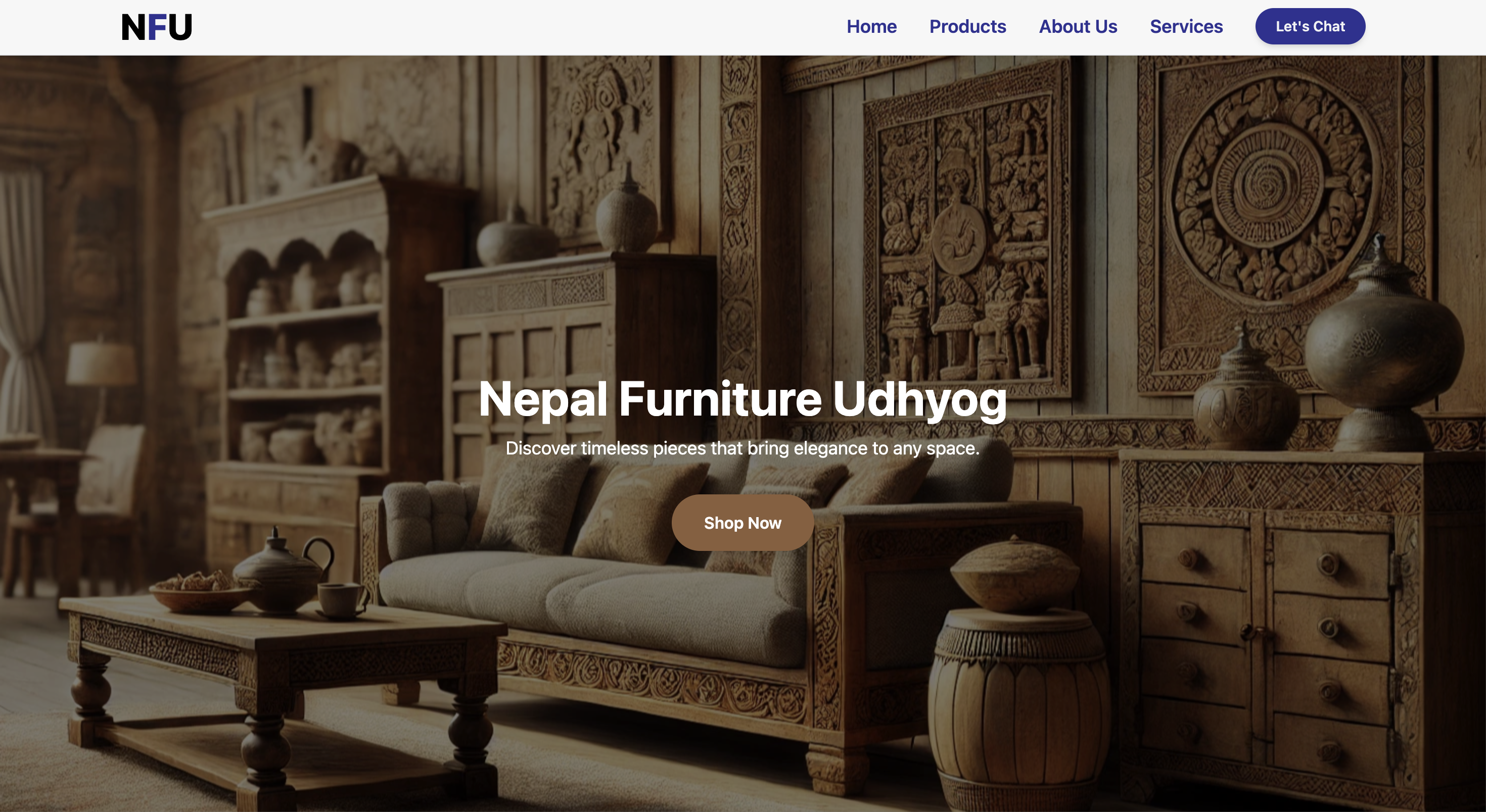 Nepal Furniture Udhyog - Client Website